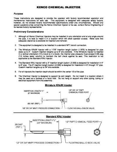 pro_KINJ_KINJM-INJECTOR-INSTRUCTIONS - Kenco