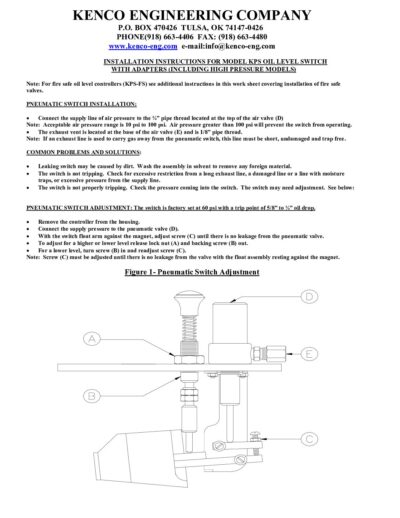 Controller-KPS Install - Kenco