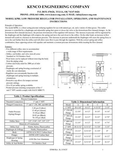 KPRL-INSTALL - Kenco